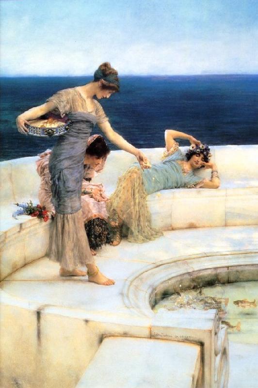 Alma Tadema Silver Favourites oil painting picture
